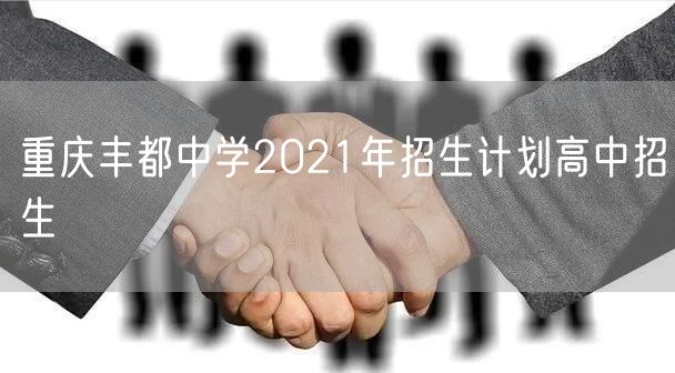 重庆丰都中学2021年招生计划高中招生