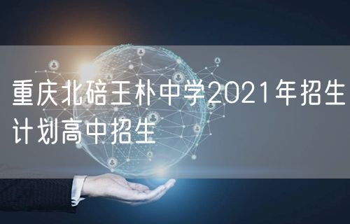 重庆北碚王朴中学2021年招生计划高中招生