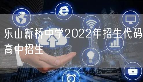 乐山新桥中学2022年招生代码高中招生